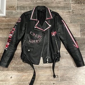 Zara leather jacket